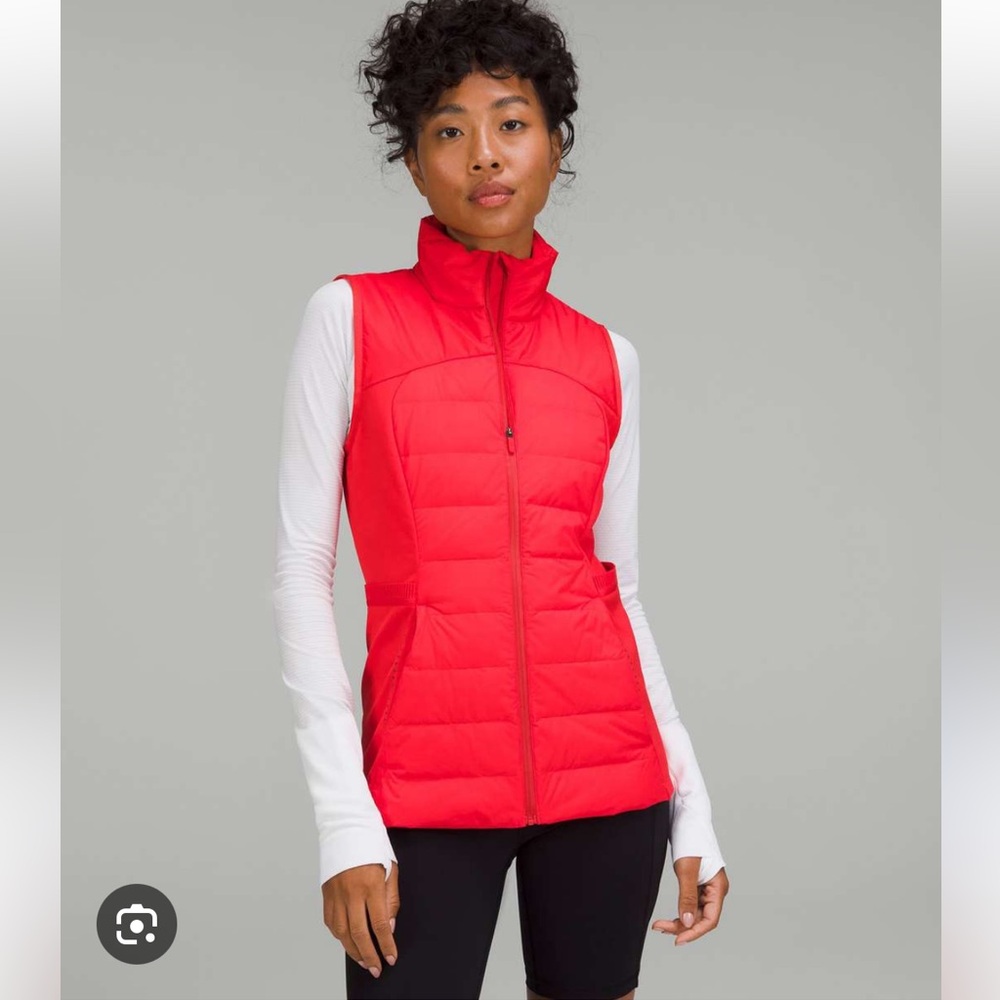 lululemon athletica Red Puffer Vest
